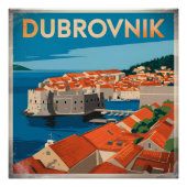 Vintage van Dubrovnik Perfect Poster (Voorkant)