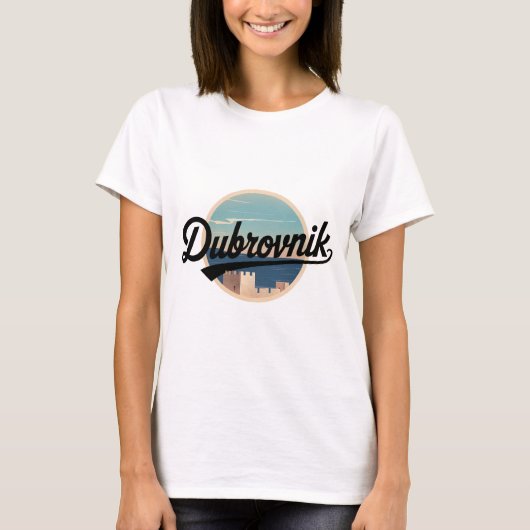 Vintage van Dubrovnik T-shirt (Voorkant)