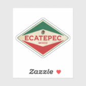 Vintage van Ecatepec Sticker (Vel)