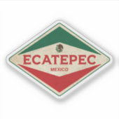 Vintage van Ecatepec Sticker (Voorkant)