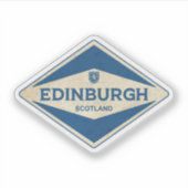 Vintage van Edinburgh Sticker (Voorkant)