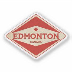 Vintage van Edmonton Sticker