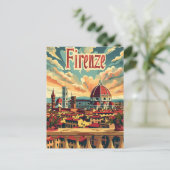 Vintage van Florence Briefkaart (Staand voorkant)