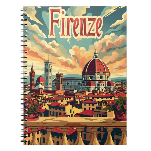 Vintage van Florence Notitieboek (Voorkant)