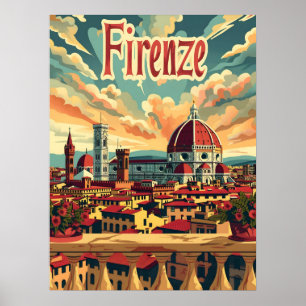 Vintage van Florence Poster