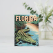 Vintage van Florida Briefkaart (Staand voorkant)