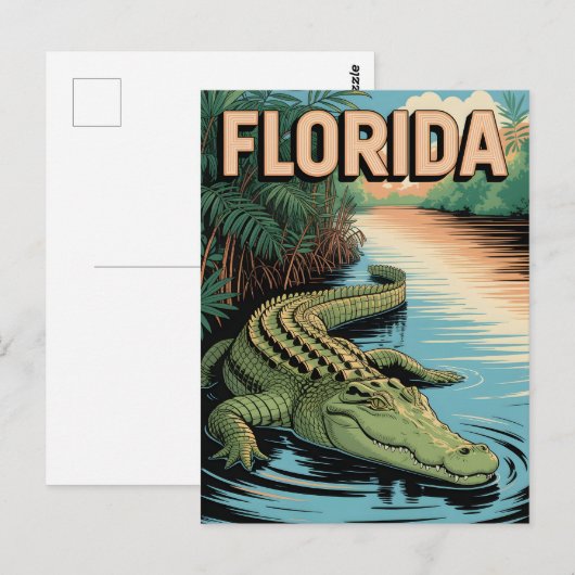Vintage van Florida Briefkaart (Voorkant / Achterkant)