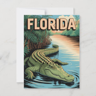 Vintage van Florida Briefkaart