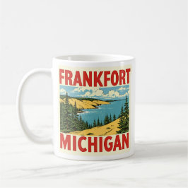Vintage van Frankfurt-Michigan Koffiemok