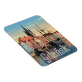 Vintage van Gdansk Polen Magneet (Rechterzijde)