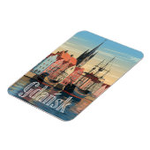 Vintage van Gdansk Polen Magneet (Linkerzijde)