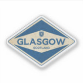 Vintage van Glasgow Sticker (Voorkant)