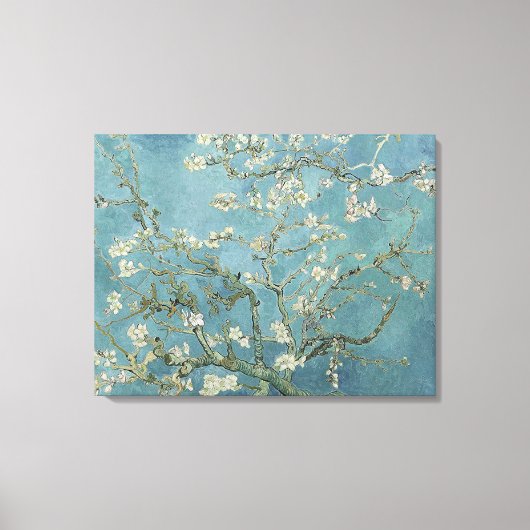 Vintage Van Gogh Almond Blossom Canvas Afdruk (Voorkant)