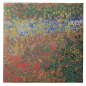 Vintage Van Gogh — Bloedtuin Tegeltje (Voorkant)