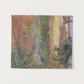 Vintage Van Gogh Bloementuin Wandkleed (Voorkant (horizontaal))