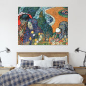 Vintage Van Gogh Dames in Arles Canvas Afdruk (Insitu (Slaapkamer))