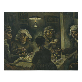 Vintage Van Gogh De Aardappeleters Imitatie Canvas Print