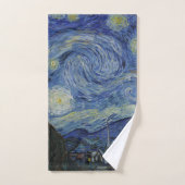 Vintage Van Gogh De Sterrennacht Bad Handdoek (Handdoek)