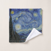 Vintage Van Gogh De Sterrennacht Bad Handdoek (Wasdoekje)