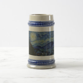 Vintage Van Gogh De Sterrennacht Bierpul