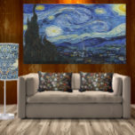 Vintage Van Gogh De Sterrennacht Canvas Afdruk<br><div class="desc">Een canvasafdruk van Vincent van Gogh's olie uit 1889 op doek schilderij genaamd "De Sterrennacht".</div>