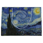 Vintage Van Gogh De Sterrennacht Groot Cadeauzakje (Voorkant)