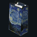 Vintage Van Gogh De Sterrennacht Klein Cadeauzakje<br><div class="desc">Dit ontwerp is geïnspireerd door Vincent van Gogh's olie uit 1889 op het schilderij van doek,  genaamd "De Sterrennacht".</div>