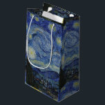 Vintage Van Gogh De Sterrennacht Klein Cadeauzakje<br><div class="desc">Dit ontwerp is geïnspireerd door Vincent van Gogh's olie uit 1889 op het schilderij van doek,  genaamd "De Sterrennacht".</div>