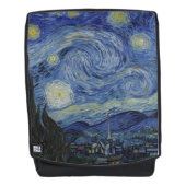 Vintage Van Gogh De Sterrennacht Rugtassen (Voorkant)