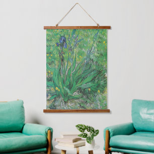 Vintage Van Gogh Iris Hangend Wandkleed