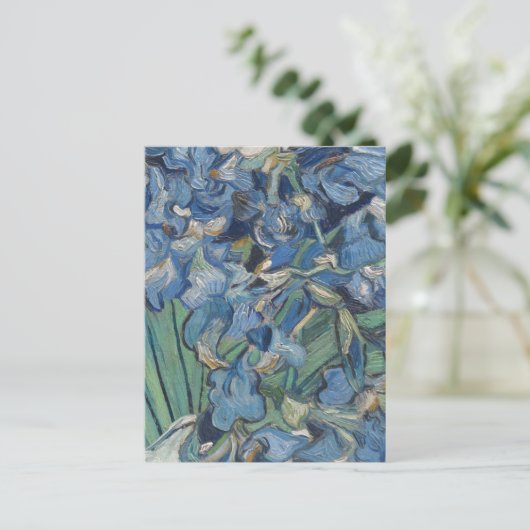 Vintage Van Gogh Irises Briefkaart (Staand voorkant)