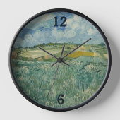 Vintage Van Gogh Plain bij Auvers met regenwolken (Voorkant)