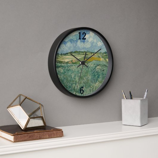 Vintage Van Gogh Plain bij Auvers met regenwolken (Kantoor)