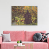 Vintage Van Gogh Public Garden Canvas Afdruk (Insitu (Woonkamer))