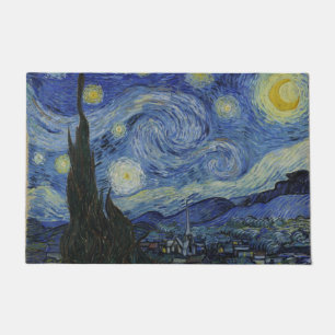 Vintage Van Gogh Sterrennacht Deurmat