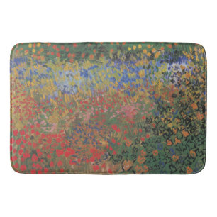 Vintage Van Gogh Vloertuin     Badmat