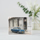 vintage van havana briefkaart (Staand voorkant)