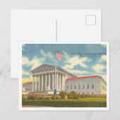 Vintage van het Hooggerechtshof Briefkaart (Voorkant / Achterkant)