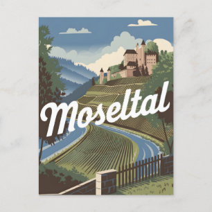 Vintage van het Moezeldal Briefkaart