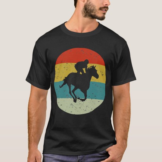 vintage van het paard t-shirt (Voorkant)