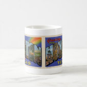 Vintage van Houston TX Mok Briefkaart (Center)