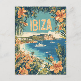Vintage van Ibiza Briefkaart