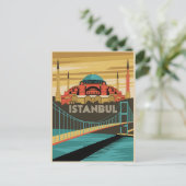 Vintage van Istanboel Briefkaart (Staand voorkant)