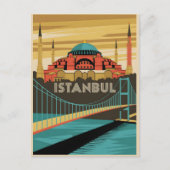 Vintage van Istanboel Briefkaart (Voorkant)