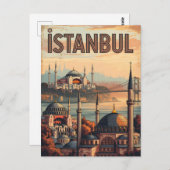 Vintage van Istanboel Briefkaart (Voorkant / Achterkant)