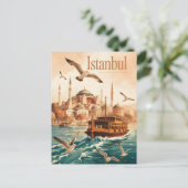Vintage van Istanboel Briefkaart (Staand voorkant)
