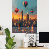 Vintage van Johannesburg Poster (Thuiskantoor)