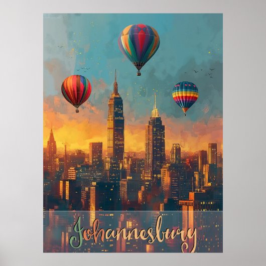 Vintage van Johannesburg Poster (Voorkant)