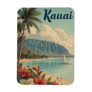 Vintage van Kauai Magneet