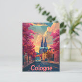 Vintage van Keulen Briefkaart (Staand voorkant)